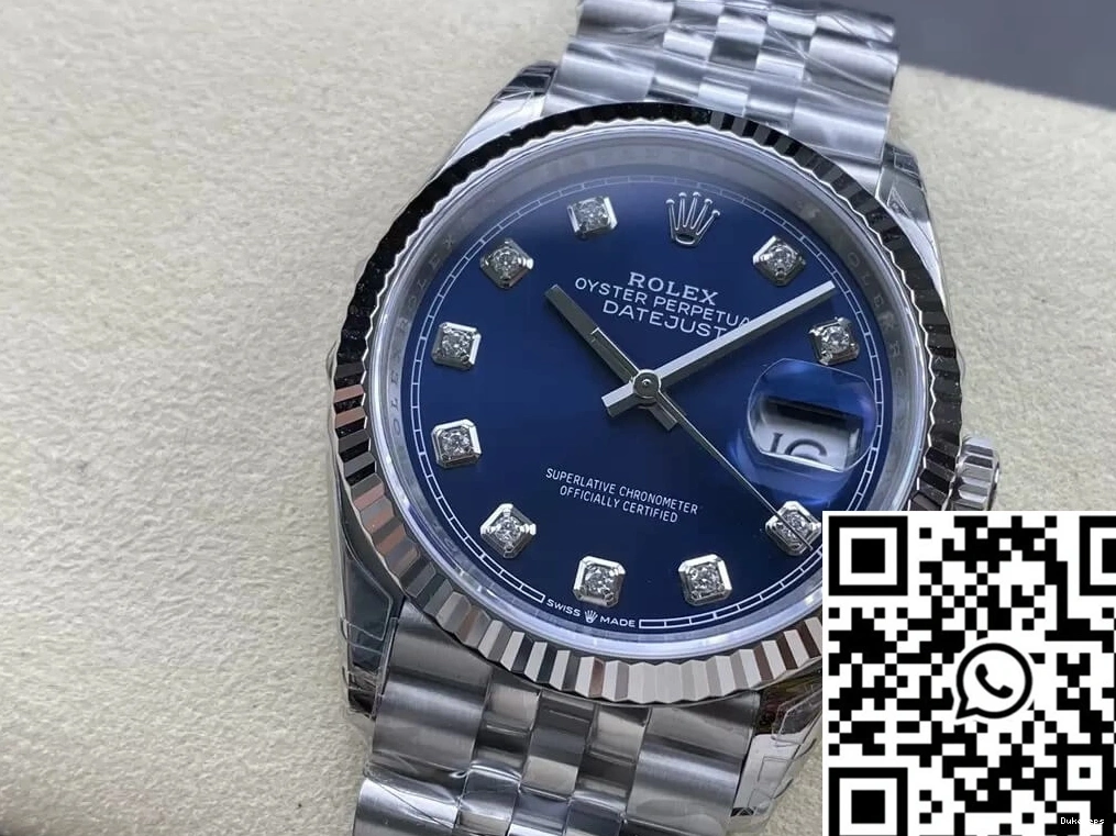 36MM Stainless Steel Datejust Rolex Factory M126234-0037 VS 0307